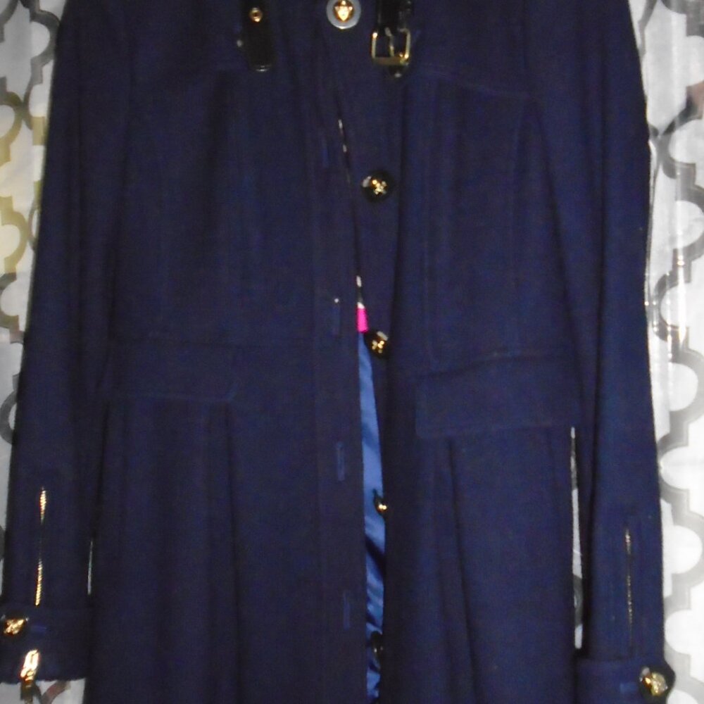 Medium Eliza J wool Jacket. Dark Blue